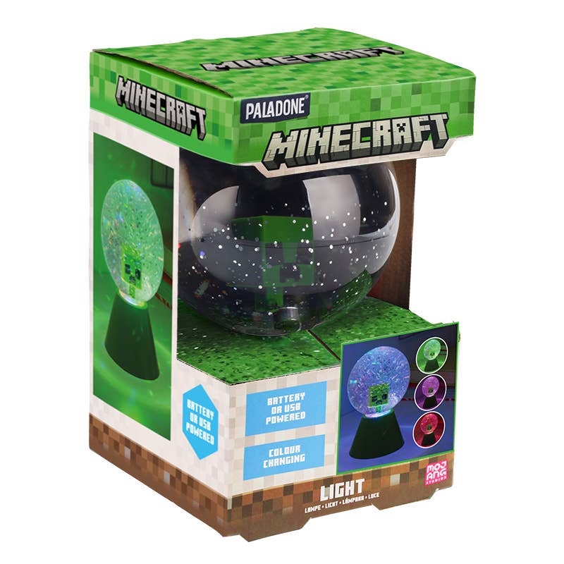 Minecraft LED Glitter Ball – Kryptonite Character Store