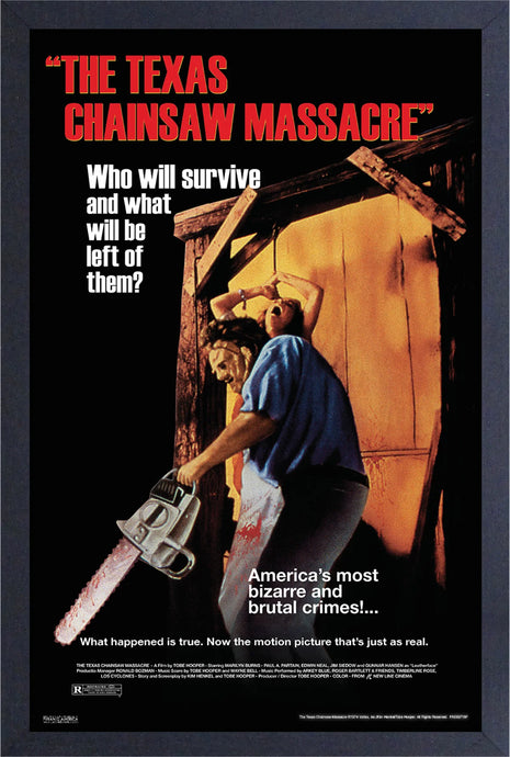 Texas Chainsaw Massacre - America’s Most Brutal Wall Framed