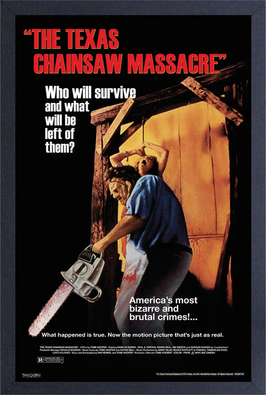 Texas Chainsaw Massacre - America’s Most Brutal Wall Framed