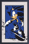 Sonic - Sonic Splatter Wall Framed