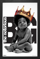 Notorious BIG - Crown Baby Wall Framed