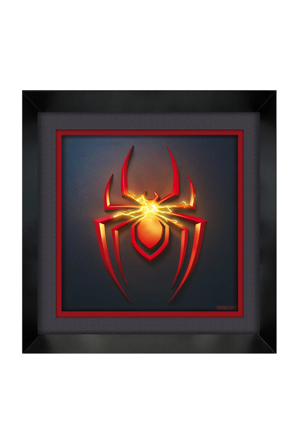 Marvel Comics: Spider-Man Miles Morales - Logo Wall Framed