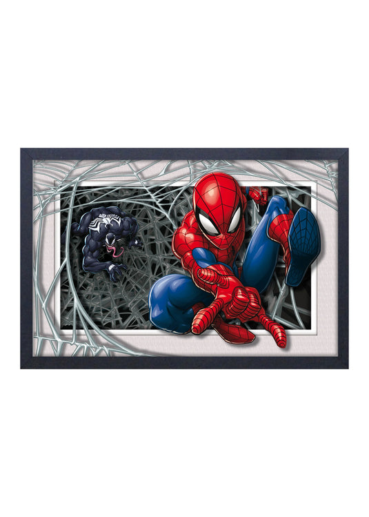 Pyramid America Marvel Comics: Spider-Man  - Spider-Man with Venom Wall Framed