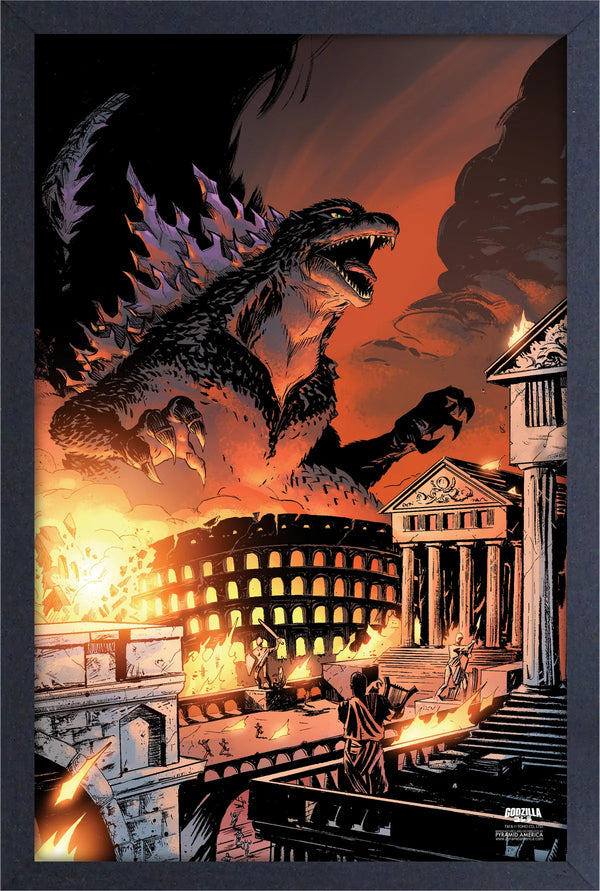 Godzilla - Rage Across Time Wall Framed