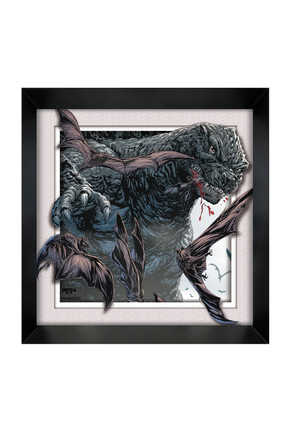 Godzilla - Bats Swarming Wall Framed