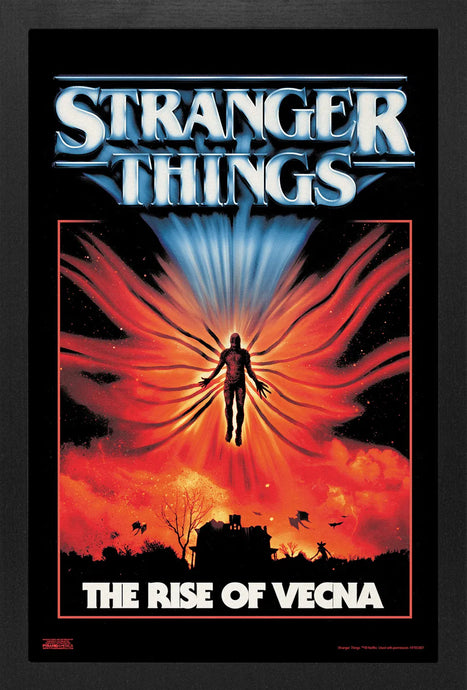 Pyramid America Stranger Things - Vecna Rises 11x17 Wall Framed