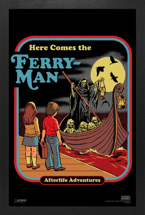 Pyramid America Steven Rhodes - Ferry Man Wall Art Framed