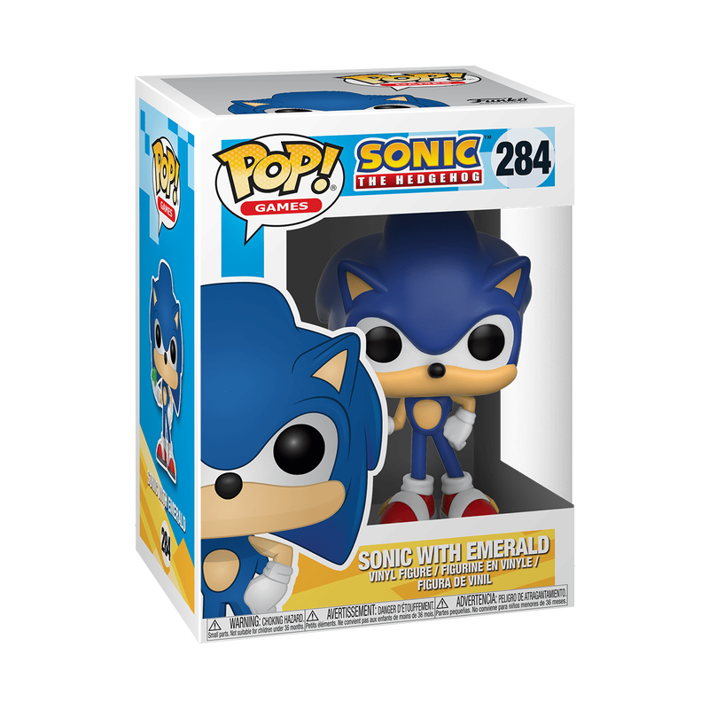 Chargez l'image dans la visionneuse de la galerie, Funko POP! Jeux : Sonic the Hedgehog - Sonic avec Emerald

