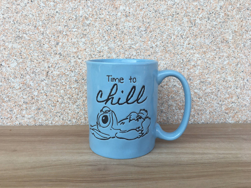 Chargez l'image dans la visionneuse de la galerie, Disney Lilo &amp; Stitch Time to Chill Wax Resist 17oz Ceramic Pottery
