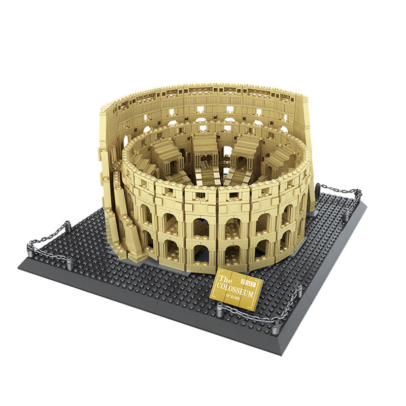 Chargez l&#39;image dans la visionneuse de la galerie, Wange Bricks: MOC Architecture Italy Rome Colosseum Brick Toy Figure
