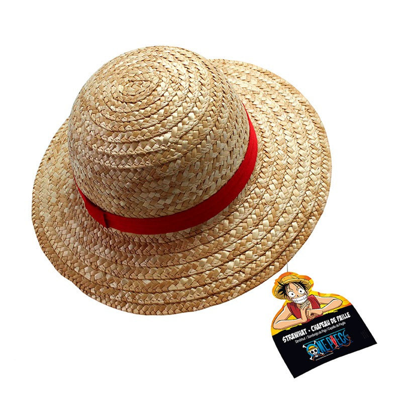 Chargez l&#39;image dans la visionneuse de la galerie, One Piece - Luffy Straw Adult Size Hat
