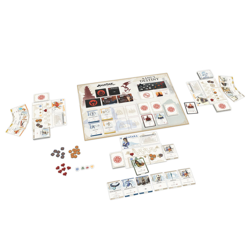 Cargue la imagen en el visor de la galería, USAopoly Avatar The Last Airbender: Aang&#39;s Destiny A Cooperative Deck-Building Game

