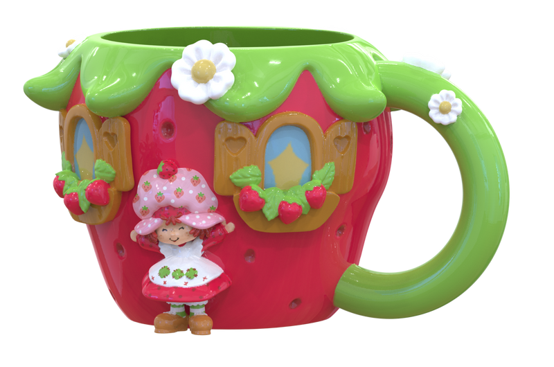 Cargue la imagen en el visor de la galería, Strawberry Shortcake Cake Ceramic 3D Sculpted Mug
