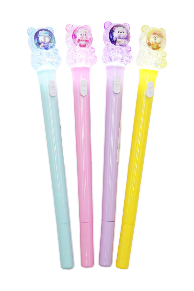 Chargez l&#39;image dans la visionneuse de la galerie, Teddy Bear Astronaut LED Light-Up Pen - 1pc
