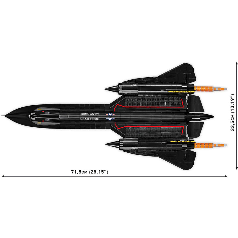 Cargue la imagen en el visor de la galería, Cobi Armed Forces - Executive Edition Lockheed SR-71 Blackbird Brick Toy
