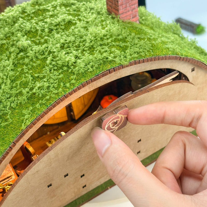 Load image into Gallery viewer, Hands Craft DIY Fern Hollow Miniature House Kit
