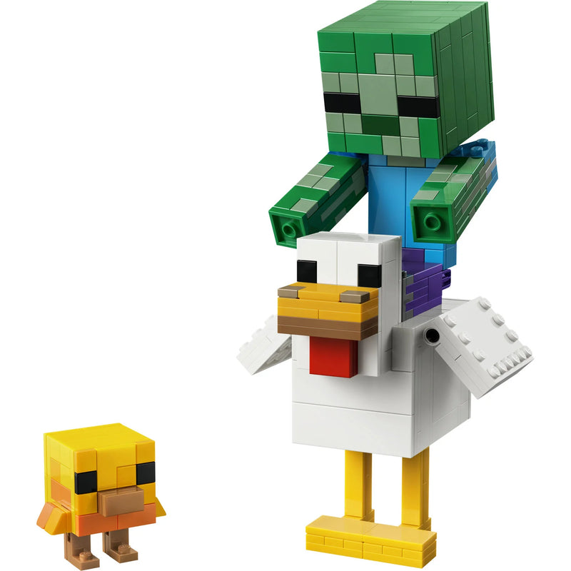 Cargue la imagen en el visor de la galería, Lego: Minecraft - Chicken Jockey Figure

