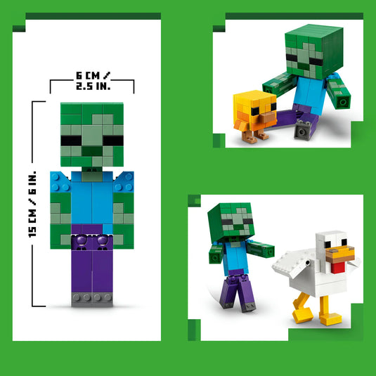 Lego: Minecraft - Chicken Jockey Figure