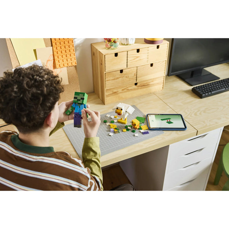 Cargue la imagen en el visor de la galería, Lego: Minecraft - Chicken Jockey Figure
