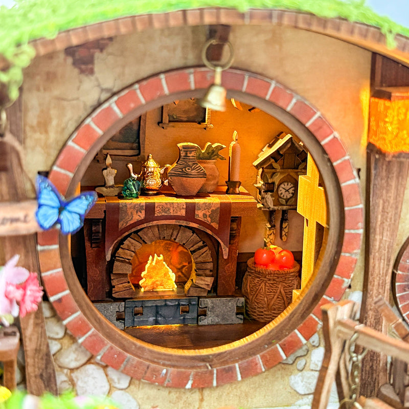 Load image into Gallery viewer, Hands Craft DIY Fern Hollow Miniature House Kit
