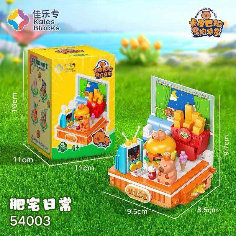 Cargue la imagen en el visor de la galería, Kalos Blocks Capybara’s Daily Life - 1Pc Building Block Toys Blind Box
