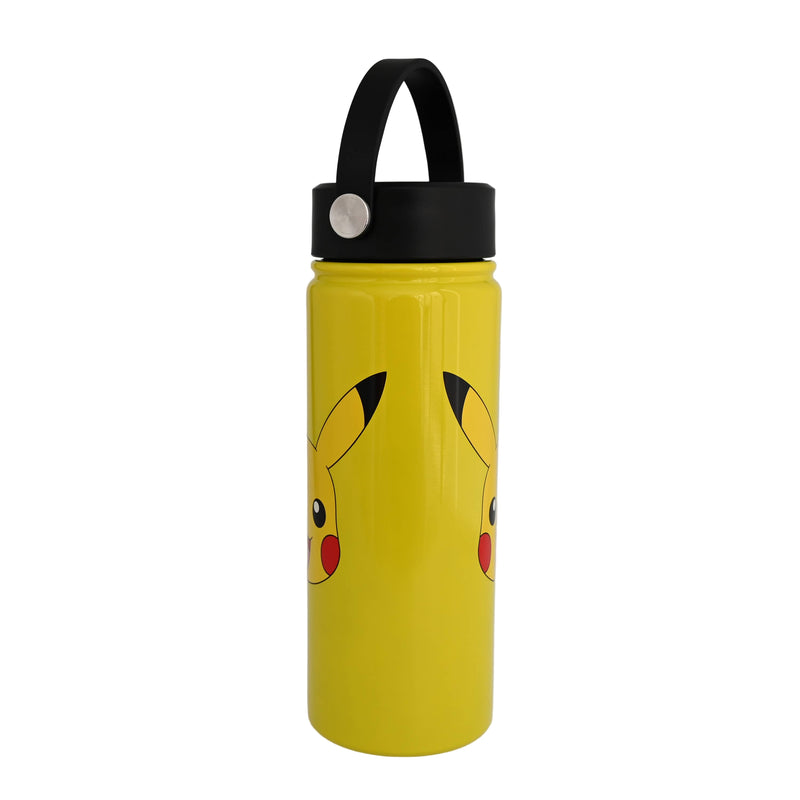 Load image into Gallery viewer, Pokemon Pikachu - Happy Face 20oz Stainless Steel Water Bottle
