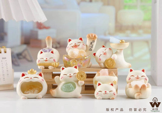 BCmini Maneki Lucky Cat Crystal Blind Box