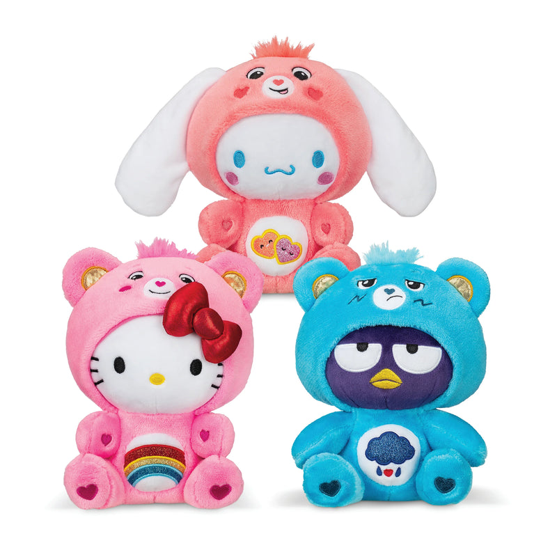 Cargue la imagen en el visor de la galería, Sanrio Hello kitty X Care Bears - Cheer Bears 8-in Plush
