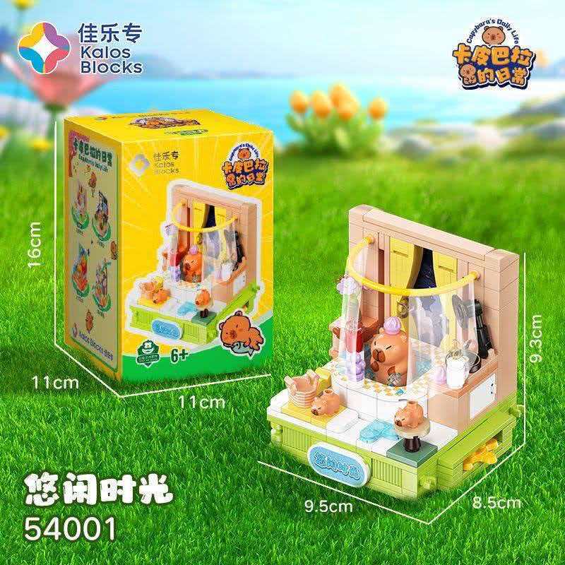 Cargue la imagen en el visor de la galería, Kalos Blocks Capybara’s Daily Life - 1Pc Building Block Toys Blind Box
