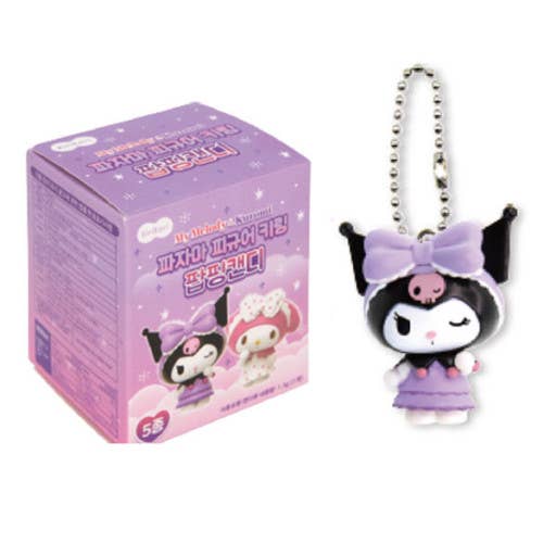 Chargez l&#39;image dans la visionneuse de la galerie, Sanrio  - Pajama Figure charm with Ballchain/Collect key Chain Mystery Box
