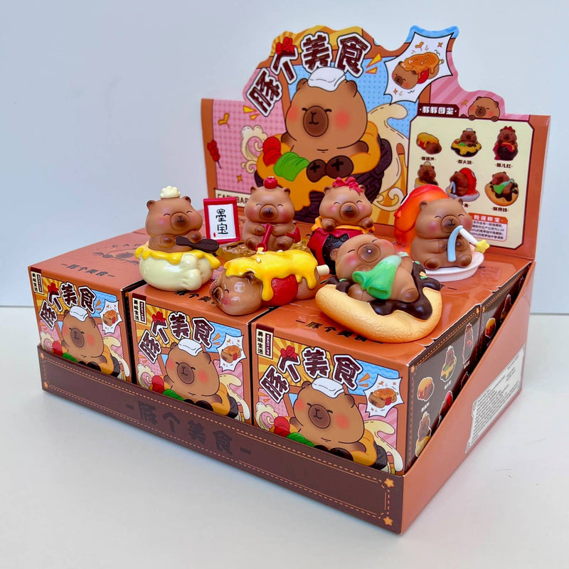 Cargue la imagen en el visor de la galería, BCmini Capybara - 1pc Food Court Blind Box
