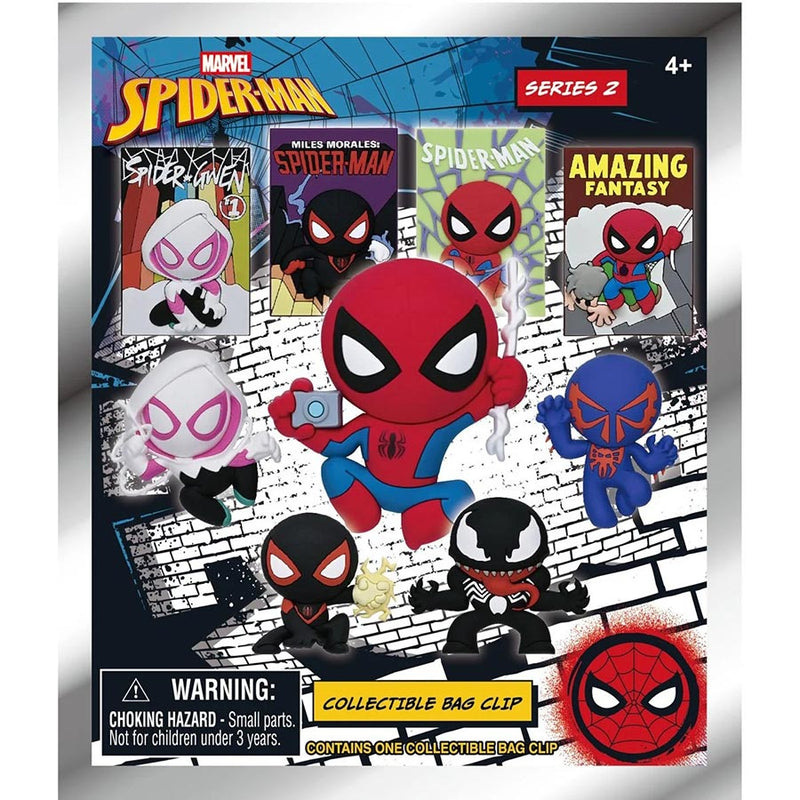 Chargez l'image dans la visionneuse de la galerie, Monogram Spider-Man Classic 3D Foam Bag Clip Series 2, 1 Piece Blind Mystery Box
