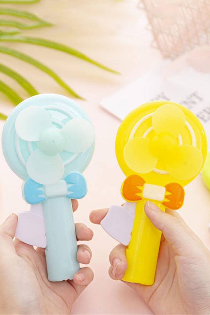 Load image into Gallery viewer, Cap Zone - Lollipop 1Pc Manual Pressure Hand-Held Fan

