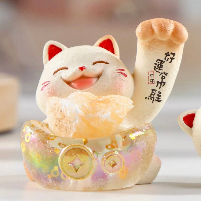 Cargue la imagen en el visor de la galería, BCmini Maneki Lucky Cat Crystal Blind Box
