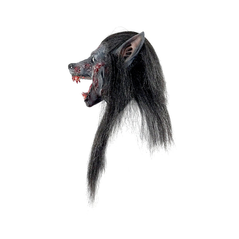 Load image into Gallery viewer, Ghoulish Werewolves - Black Wolf Adult Costume Mask
