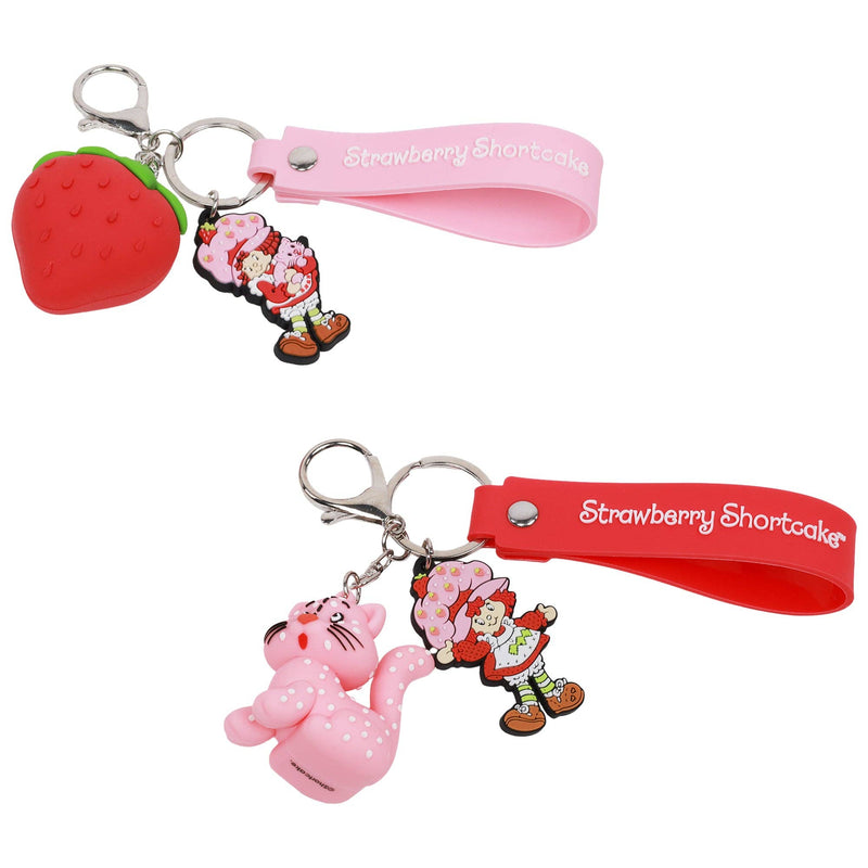 Cargue la imagen en el visor de la galería, Concept One Strawberry Shortcake &amp; Custard 3D Set  Keychain
