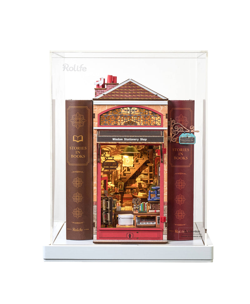 Load image into Gallery viewer, Robotime Rolife - Wisdom Stationery Shop DIY Book Nook
