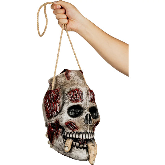 Ghoulish Black Skull Bag