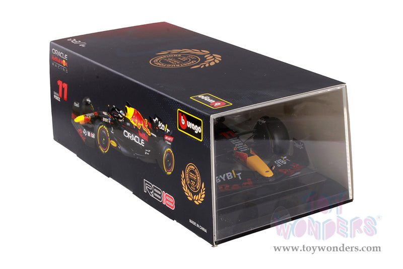 Chargez l'image dans la visionneuse de la galerie, Toy Wonders Hollywood Rides Oracle Red Bull Racing - Sergio Perez with Driver Formula One F1 2022 1/24 scale Figure
