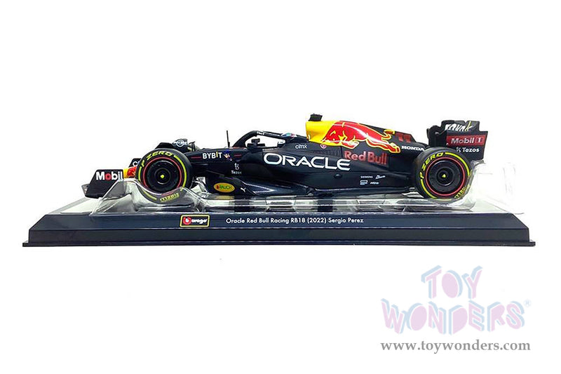 Chargez l'image dans la visionneuse de la galerie, Toy Wonders Hollywood Rides Oracle Red Bull Racing - Sergio Perez with Driver Formula One F1 2022 1/24 scale Figure
