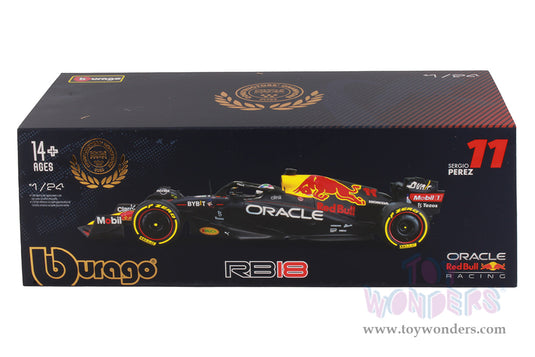 Toy Wonders Hollywood Rides Oracle Red Bull Racing - Sergio Perez with Driver Formula One F1 2022 1/24 scale Figure