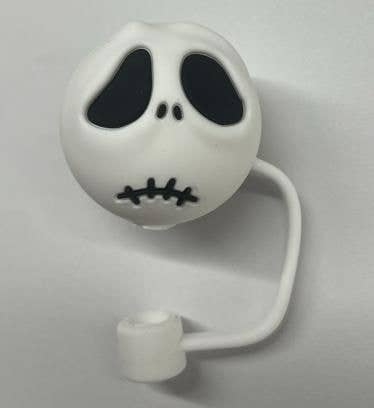 Cargue la imagen en el visor de la galería, The Nightmare Before Christmas - Jack Skellington Expressions Straw Cover Caps – 4pk
