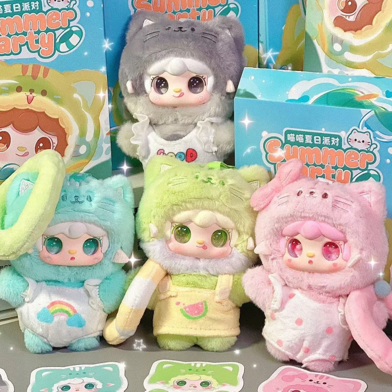Cargue la imagen en el visor de la galería, Yooki Mew Mew - Summer Party Plush 1 Single Blind Box

