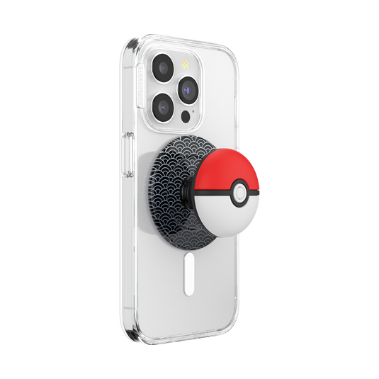 PopSockets Pokemon - Puffy Poké Ball Seigaiha Phone Grip MagSafe