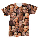 Nicolas Cage - Photo Collage T-Shirt