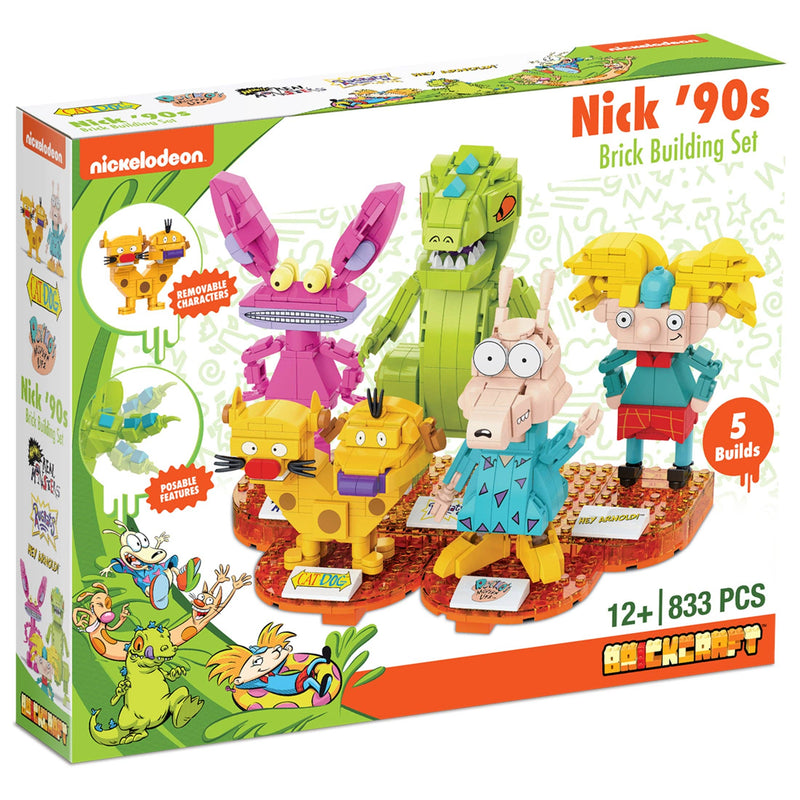 Cargue la imagen en el visor de la galería, Brickcraft Nickelodeon 90s Icons Retro TV Building Brick
