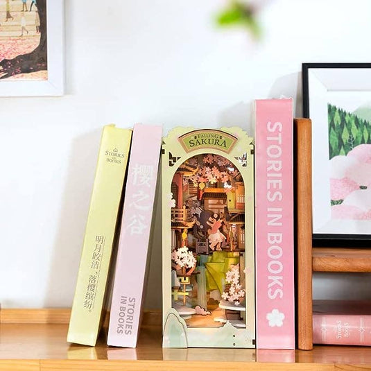 Robotime: Falling Sakura - DIY Book Nook Kits 3D Puzzle