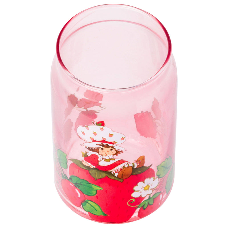 Chargez l&#39;image dans la visionneuse de la galerie, Strawberry Shortcake Sitting Strawberry 16oz Glass Tumbler
