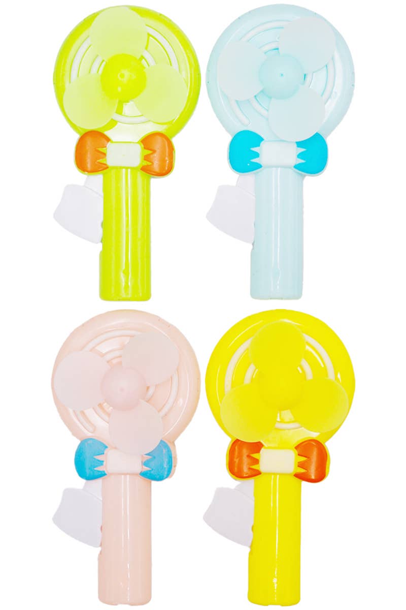 Load image into Gallery viewer, Cap Zone - Lollipop 1Pc Manual Pressure Hand-Held Fan
