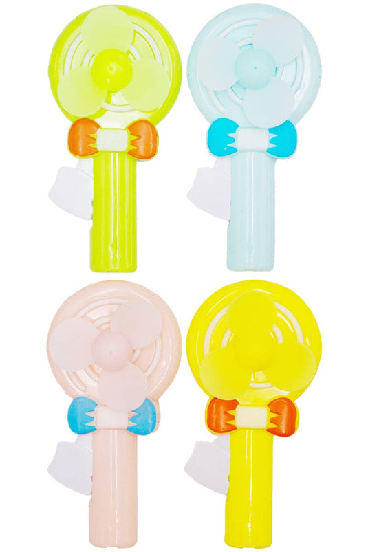 Cap Zone - Lollipop 1Pc Manual Pressure Hand-Held Fan